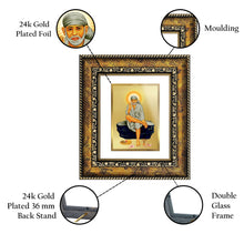 Load image into Gallery viewer, DIVINITI Sai Baba Gold Plated Wall Photo Frame, Table Decor| DG Frame 113 Size 1 and 24K Gold Plated Foil (17.5 CM X 16.5 CM)
