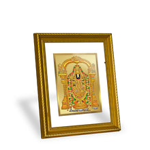 Load image into Gallery viewer, DIVINITI Tirupati Balaji Gold Plated Wall Photo Frame, Table Decor| DG Frame 056 Size 2.5 and 24K Gold Plated Foil (28 CM X 23 CM)
