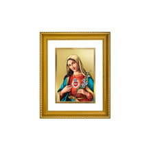 Load image into Gallery viewer, DIVINITI Mother Mary Gold Plated Wall Photo Frame, Table Decor| DG Frame 056 Size 2.5 and 24K Gold Plated Foil (28 CM X 23 CM)
