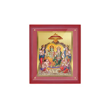 Load image into Gallery viewer, Diviniti 24K Gold Plated Ram Darbar Photo Frame For Home Decor Showpiece, Wall Hanging Decor, Puja &amp; Gift (36.5 CM X 30.5 CM)