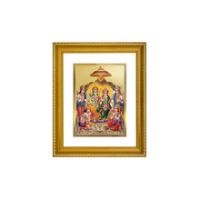 Load image into Gallery viewer, DIVINITI Ram Darbar Gold Plated Wall Photo Frame, Table Decor| DG Frame 056 Size 2.5 and 24K Gold Plated Foil (28 CM X 23 CM)
