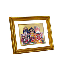 Load image into Gallery viewer, DIVINITI Jagannath Gold Plated Wall Photo Frame, Table Decor| DG Frame 056 Size 2.5 and 24K Gold Plated Foil (28 CM X 23 CM)
