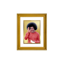 Load image into Gallery viewer, DIVINITI Satya Sai Gold Plated Wall Photo Frame, Table Decor| DG Frame 056 Size 3 and 24K Gold Plated Foil (28 CM X 23 CM)
