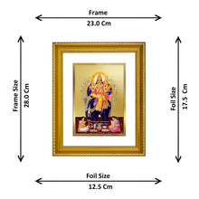 Load image into Gallery viewer, DIVINITI Vishwakarma Gold Plated Wall Photo Frame, Table Decor| DG Frame 056 Size 2.5 and 24K Gold Plated Foil (28 CM X 23 CM)
