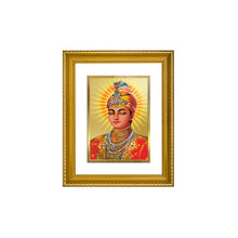 Load image into Gallery viewer, DIVINITI Guru Harkrishan Gold Plated Wall Photo Frame, Table Decor| DG Frame 056 Size 3 and 24K Gold Plated Foil (32.5 CM X 25.5 CM)

