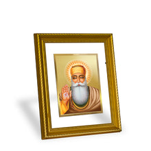 Load image into Gallery viewer, DIVINITI Guru Nanak Gold Plated Wall Photo Frame, Table Decor| DG Frame 056 Size 2.5 and 24K Gold Plated Foil (28 CM X 23 CM)
