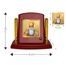 Load image into Gallery viewer, Diviniti 24K Gold Plated Guru Nanak For Car Dashboard, Home Decor, Table &amp; Gift (7 x 9 CM)
