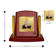 Load image into Gallery viewer, Diviniti 24K Gold Plated Sai Baba For Car Dashboard, Home Decor, Table Top (7 x 9 CM)
