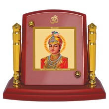Load image into Gallery viewer, Diviniti 24K Gold Plated Guru Harkrishan For Car Dashboard, Home Decor, Table &amp; Gift (7 x 9 CM)
