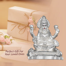 Load image into Gallery viewer, Diviniti 999 Silver Plated Lakshmi Mata Idol for Home Decor Showpiece (7.5X6CM)
