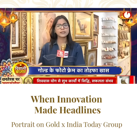 Portrait on Gold Featured by India Today Group