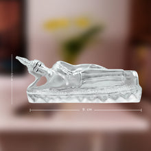 Load image into Gallery viewer, Diviniti 999 Silver Plated Buddha Idol for Home Decor Showpiece (3.5 X 9 CM)