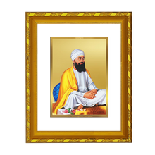 Load image into Gallery viewer, DIVINITI 24K Gold Plated Guru Tegh Bahadur Ji Photo Frame For Home Decor, Festive Gift (21.5 X 17.5 CM)