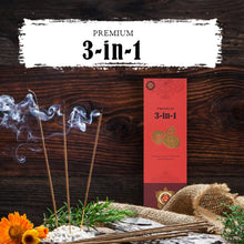 Load image into Gallery viewer, DIVINITI Premium Incense Sticks 3-in-1| Organic Dhoop Batti with Rich Fragrance| Premium Fragrance for Soft, Mesmerizing Aroma| Toxin-Free, 100% Natural