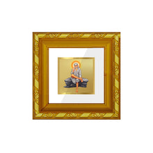 Load image into Gallery viewer, DIVINITI 24K Gold Plated Sai Baba Photo Frame For Home Decor, Table, Prayer, Festive Gift (10.8 X 10.8 CM)