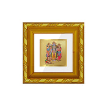 Load image into Gallery viewer, DIVINITI 24K Gold Plated Ram Darbar Religious Photo Frame For Home Decor, Puja, Festival (10.8 X 10.8 CM)