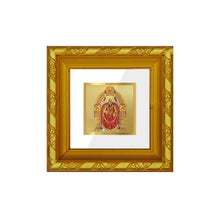 Load image into Gallery viewer, DIVINITI 24K Gold Plated Padmavathi Religious Photo Frame For Home Decoration, Puja, Gift (10.8 X 10.8 CM)
