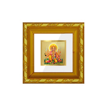 Load image into Gallery viewer, DIVINITI 24K Gold Plated Panchmukhi Hanuman Photo Frame For Home Decor, Tabletop, Puja (10.8 X 10.8 CM)
