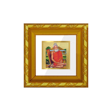 Load image into Gallery viewer, DIVINITI 24K Gold Plated Baba Lokenath Photo Frame For Home Decor, Premium Gift (10.8 X 10.8 CM)

