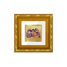 Load image into Gallery viewer, DIVINITI 24K Gold Plated Jagannath Ji Photo Frame For Home Decor, Tabletop, Puja (10.8 X 10.8 CM)