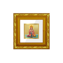 Load image into Gallery viewer, DIVINITI 24K Gold Plated Hanuman Ji Photo Frame For Home Decor, Gift, Puja Room (10.8 X 10.8 CM)