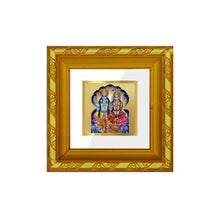 Load image into Gallery viewer, DIVINITI 24K Gold Plated Vishnu Laxmi Photo Frame For Home Decor, Puja, Festival (10.8 X 10.8 CM)