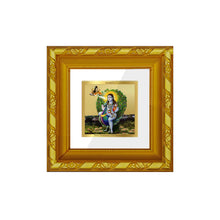 Load image into Gallery viewer, DIVINITI 24K Gold Plated Baba Balak Nath Photo Frame For Home Decor, Premium Gift (10.8 X 10.8 CM)
