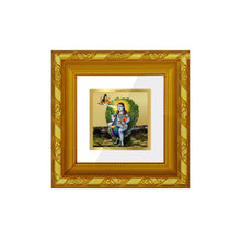 Load image into Gallery viewer, DIVINITI 24K Gold Plated Baba Balak Nath Photo Frame For Home Decor, Premium Gift (10.8 X 10.8 CM)