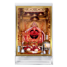 Load image into Gallery viewer, Diviniti 24K Gold Plated Salasar Balaji Frame For Car Dashboard, Home Decor, Puja, Festival Gift (11 x 6.8 CM)
