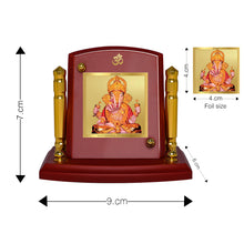 Load image into Gallery viewer, Diviniti 24K Gold Plated Dagdu Ganesha For Car Dashboard, Home Decor Showpiece, Gift (7 x 9 CM)