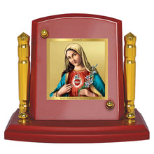 Load image into Gallery viewer, Diviniti 24K Gold Plated Mother Mary For Car Dashboard, Home Decor, Festival Gift (7 x 9 CM)
