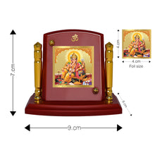Load image into Gallery viewer, Diviniti 24K Gold Plated Ganesha For Car Dashboard, Home Decor, Gift, Good Luck (7 x 9 CM)

