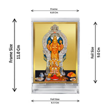 Load image into Gallery viewer, Diviniti 24K Gold Plated Annapoorna Frame For Car Dashboard, Home Decor, Worship &amp; Gift (11 x 6.8 CM)