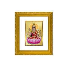 Load image into Gallery viewer, DIVINITI Veer Laxmi Gold Plated Wall Photo Frame| DG Frame 101 Size 1 Wall Photo Frame and 24K Gold Plated Foil| Religious Photo Frame Idol For Prayer, Gifts Items (15CMX13CM)
