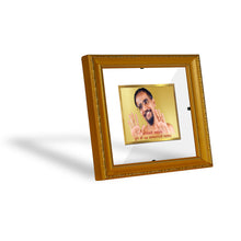 Load image into Gallery viewer, DIVINITI Tarun Sagarji Maharaj Gold Plated Wall Photo Frame| DG Frame 101 SIZE 1 Wall Photo Frame and 24K Gold Plated Foil| Religious Photo Frame Idol For Prayer, Gifts Items (15CMX13CM)
