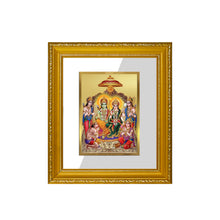 Load image into Gallery viewer, DIVINITI Ram Darbar-1 Gold Plated Wall Photo Frame| DG Frame 101 size 1 Wall Photo Frame and 24K Gold Plated Foil| Religious Photo Frame Idol For Prayer, Gifts Items (15CMX13CM)
