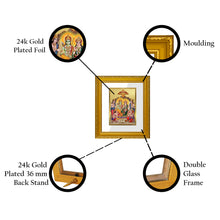 Load image into Gallery viewer, DIVINITI Ram Darbar-1 Gold Plated Wall Photo Frame| DG Frame 101 size 1 Wall Photo Frame and 24K Gold Plated Foil| Religious Photo Frame Idol For Prayer, Gifts Items (15CMX13CM)
