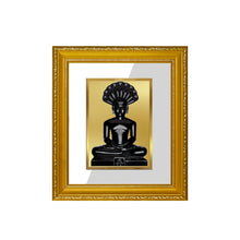 Load image into Gallery viewer, DIVINITI Parshwanath Gold Plated Wall Photo Frame| DG Frame 101 Size 1 Wall Photo Frame and 24K Gold Plated Foil| Religious Photo Frame Idol For Prayer, Gifts Items (15CMX13CM)
