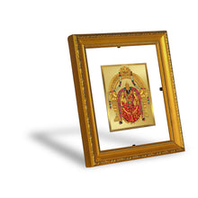 Load image into Gallery viewer, DIVINITI Padmavati Gold Plated Wall Photo Frame| DG Frame 101 Size 1 Wall Photo Frame and 24K Gold Plated Foil| Religious Photo Frame Idol For Prayer, Gifts Items (15CMX13CM)