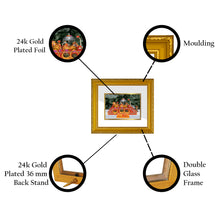 Load image into Gallery viewer, DIVINITI Mata Ka Darbar NEW Gold Plated Wall Photo Frame| DG Frame 101 Wall Photo Frame and 24K Gold Plated Foil| Religious Photo Frame Idol For Prayer, Gifts Items (15.5CMX13.5CM)
