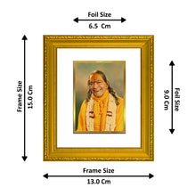 Load image into Gallery viewer, DIVINITI Kripalu Ji Maharaj Gold Plated Wall Photo Frame| DG Frame 101 Wall Photo Frame and 24K Gold Plated Foil| Religious Photo Frame Idol For Prayer, Gifts Items (15.5CMX13.5CM)
