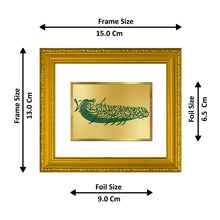Load image into Gallery viewer, DIVINITI Kamyabi Ki Dua Gold Plated Wall Photo Frame| DG Frame 101 Wall Photo Frame and 24K Gold Plated Foil| Religious Photo Frame Idol For Prayer, Gifts Items (15.5CMX13.5CM)
