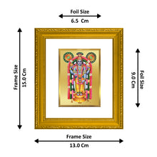 Load image into Gallery viewer, DIVINITI Guru Vayurappan Gold Plated Wall Photo Frame| DG Frame 101 Wall Photo Frame and 24K Gold Plated Foil| Religious Photo Frame Idol For Prayer, Gifts Items (15.5CMX13.5CM)
