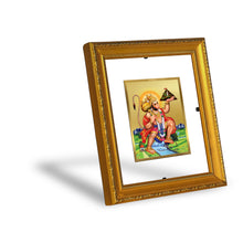 Load image into Gallery viewer, DIVINITI Hanuman Gold Plated Wall Photo Frame| DG Frame 101 Wall Photo Frame and 24K Gold Plated Foil| Religious Photo Frame Idol For Prayer, Gifts Items (15.5CMX13.5CM)