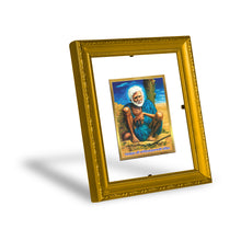 Load image into Gallery viewer, DIVINITI Ganesh Narayan Gold Plated Wall Photo Frame| DG Frame 101 Wall Photo Frame and 24K Gold Plated Foil| Religious Photo Frame Idol For Prayer, Gifts Items (15.5CMX13.5CM)
