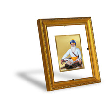 Load image into Gallery viewer, DIVINITI Baba Deep Singh Gold Plated Wall Photo Frame| DG Frame 101 Wall Photo Frame and 24K Gold Plated Foil| Religious Photo Frame Idol For Prayer, Gifts Items (15.5CMX13.5CM)