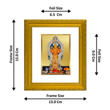 Load image into Gallery viewer, DIVINITI Annapoorna Gold Plated Wall Photo Frame| DG Frame 101 Wall Photo Frame and 24K Gold Plated Foil| Religious Photo Frame Idol For Prayer, Gifts Items (15.5CMX13.5CM)