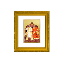 Load image into Gallery viewer, DIVINITI Amma Bhagavan Gold Plated Wall Photo Frame| DG Frame 101 Wall Photo Frame and 24K Gold Plated Foil| Religious Photo Frame Idol For Prayer, Gifts Items (15.5CMX13.5CM)