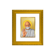 Load image into Gallery viewer, DIVINITI Aacharya Mahaprgya Ji Gold Plated Wall Photo Frame| DG Frame 101 Wall Photo Frame and 24K Gold Plated Foil| Religious Photo Frame Idol For Prayer, Gifts Items (15.5CMX13.5CM)
