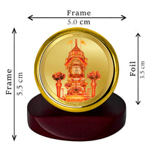 Load image into Gallery viewer, Diviniti 24K Gold Plated Rani Sati Frame For Car Dashboard, Home Decor, Table Tops &amp; Gift (5.5 x 5.0 CM)
